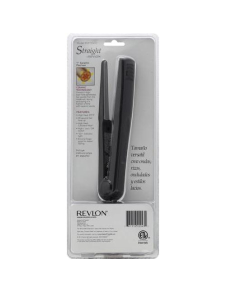 Alisador de Cerámica Revlon 2.54 cm - Resultados Rápidos