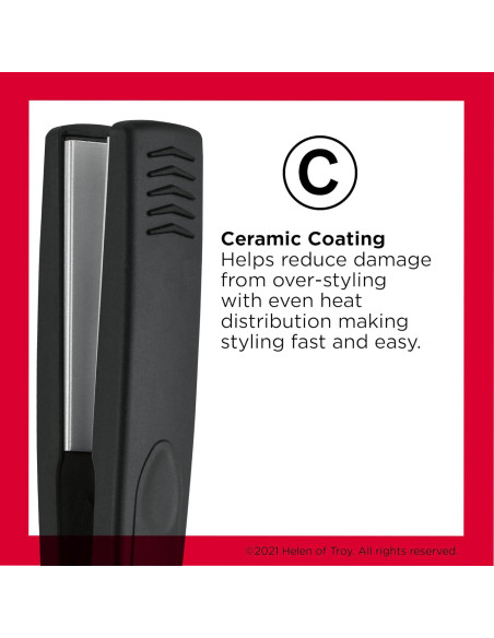 Alisador de Cerámica Revlon 2.54 cm - Resultados Rápidos