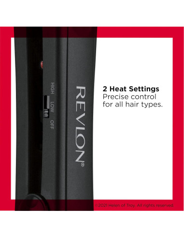 Alisador de Cerámica Revlon 2.54 cm - Resultados Rápidos