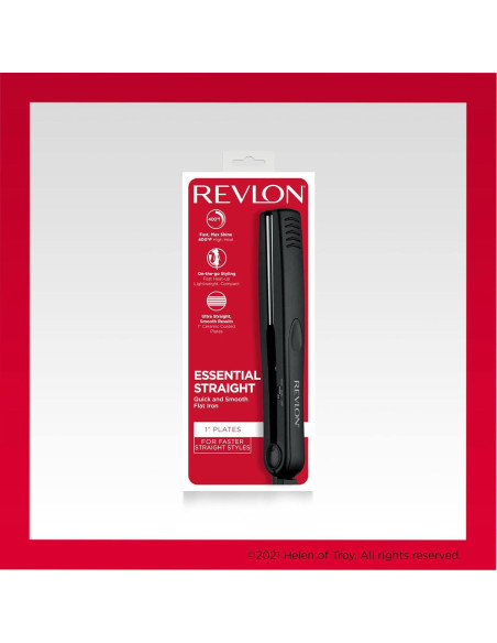 Alisador de Cerámica Revlon 2.54 cm - Resultados Rápidos