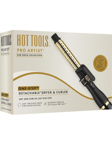 Secador y Rizadora Hot Tools Pro Artist 24K Gold 1 Paso