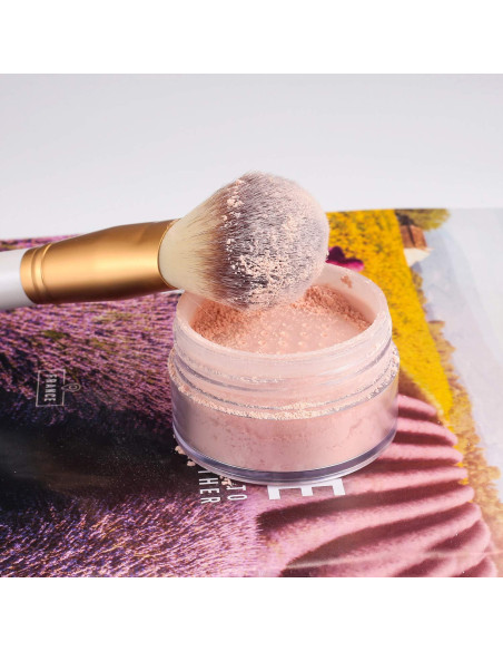 Brocha de Maquillaje Matto para Polvo Suelto y Compacto 18.54 cm Brocha de Maquillaje Matto para Polvo Suelto y Compacto 18.54 cm