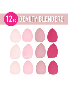 Paquete de 12 Esponjas de Maquillaje MHB - Beauty Blenders Pastel 2