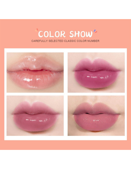 Juego de Tinte para Labios 10 Colores Alisesun - Brillo Labial 3 en 1