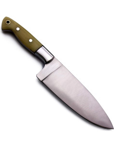 Cuchillo de Chef GCS 179 Hecho a Mano con Mango de Hueso 2