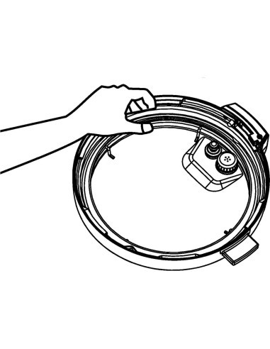 Anillo de Sellado Instant Pot 8 Qt - 2 Pack, Silicona Transparente