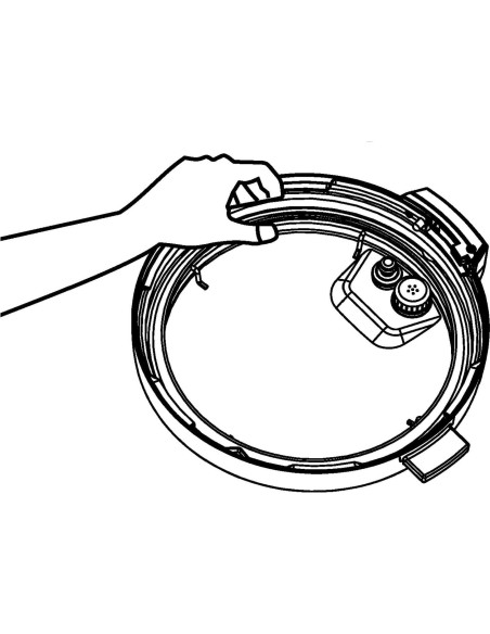 Anillo de Sellado Instant Pot 8 Qt - 2 Pack, Silicona Transparente