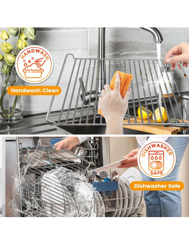 Estante para Horno de Aire GWY Acero Inoxidable 40.64x30.48cm