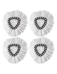 Paquete de 4 cabezales de microfibra O-Cedar para trapeador