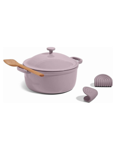 Olla Perfecta de Hierro Fundido Nuestra Lugar 5.5 Qt Esmaltada