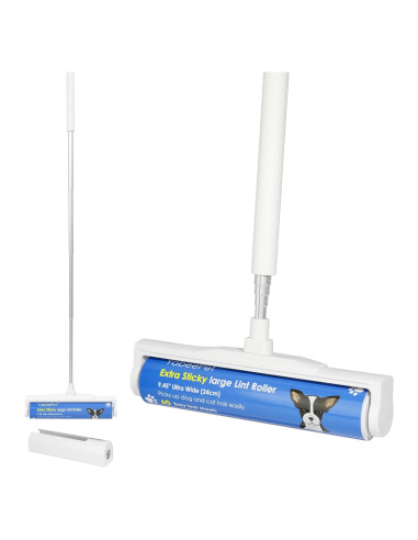 Rodillo de Pelusa YabeePet 40.4'' Mango Telescópico Extra Pegajoso