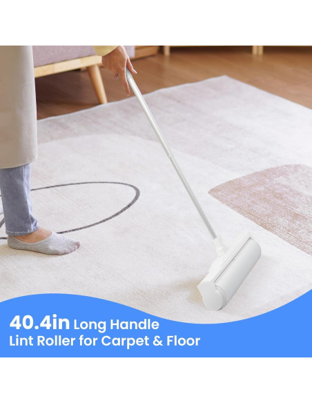 Rodillo de Pelusa YabeePet 40.4'' Mango Telescópico Extra Pegajoso