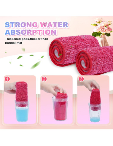 Paños de Microfibra Reutilizables iKEEPOW para Mop Rubbermaid 41.91 cm