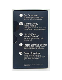 Interruptor Inteligente GE C Regulable 4-Cable Wi-Fi Control Voz 2