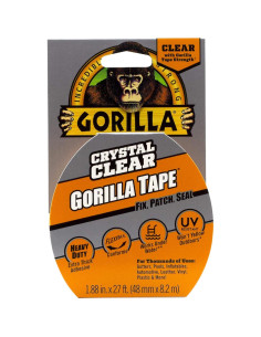 Cinta de Ducto Transparente Gorilla 4.8 cm x 8.2 m - Paquete de 4 2