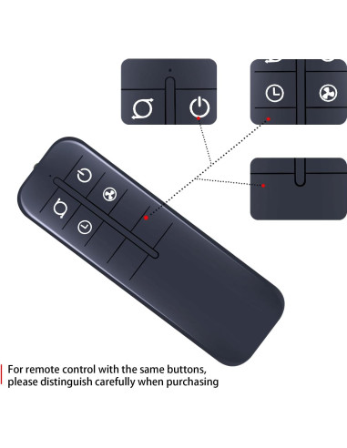 Control Remoto Reemplazo Ventilador Torre Lasko 4 Velocidades