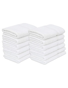 12 Toallas de Baño Económicas TEXTILES DE ORO 61x122 cm Algodón