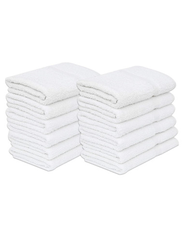 12 Toallas de Baño Económicas TEXTILES DE ORO 61x122 cm Algodón