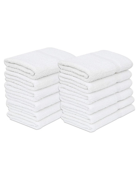 12 Toallas de Baño Económicas TEXTILES DE ORO 61x122 cm Algodón