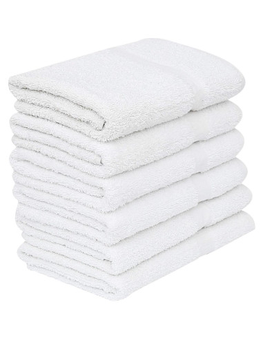 12 Toallas de Baño Económicas TEXTILES DE ORO 61x122 cm Algodón