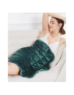 Manta con peso Alomidds 3.18kg Verde 60.96x73.66cm Transpirable