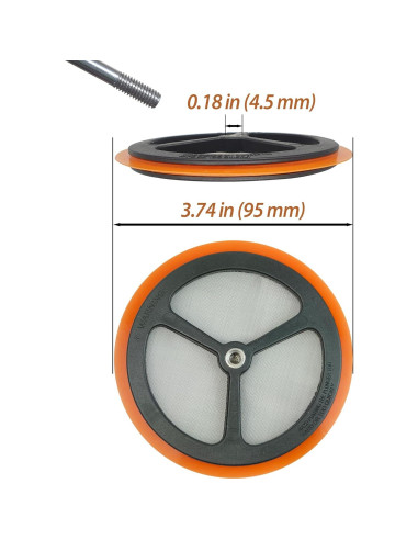 Filtros de Malla de Repuesto PortableAnd para Prensa Francesa 1000 ml