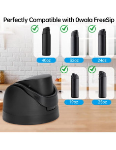 Tapa de Reemplazo Owala Freesip 2 PCS A Prueba de Fugas 0.47L-1.14L 2