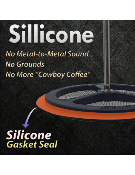 Filtros de Malla de Repuesto PortableAnd para Prensa Francesa 1000 ml