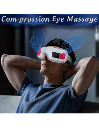 Masajeador de Ojos Yoyomax M085 con Calor y Bluetooth