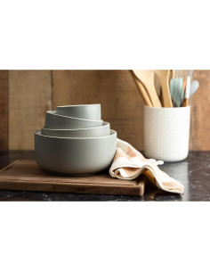 Set de 4 Tazones de Cerámica KooK Apilables Apto Microondas 2