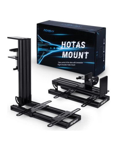 Soporte Reashy Hotas para Joystick de Aluminio Negro