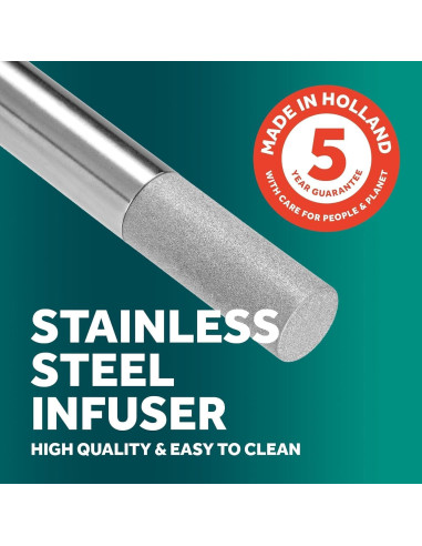 Aerador de Vino Airtender con Varita de Acero Inoxidable