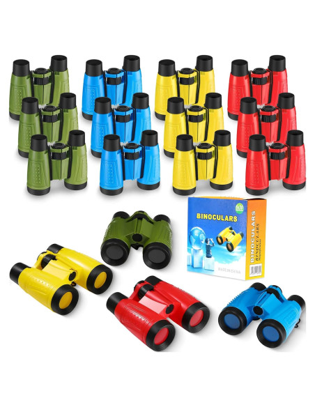 Binoculares de Juguete Leyndo 24 Piezas Colores Vibrantes