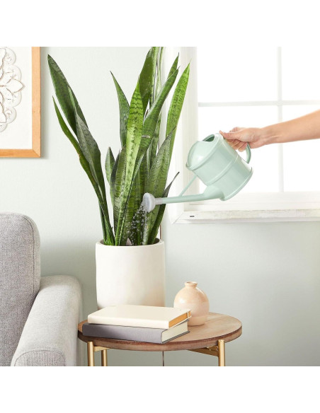 Regadera Plástica Verde Menta Farmlyn Creek 1.5L con Pico Largo