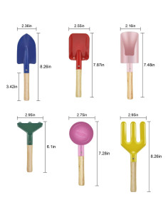 Juego de Herramientas de Jardín para Niños 6 Piezas OKGD-YYchan 2
