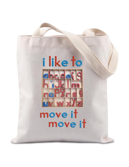 Bolsa Tote Lywjyb Alfabeto Móvil 39x35cm para Mujer Bolsa Tote Lywjyb Alfabeto Móvil 39x35cm para Mujer