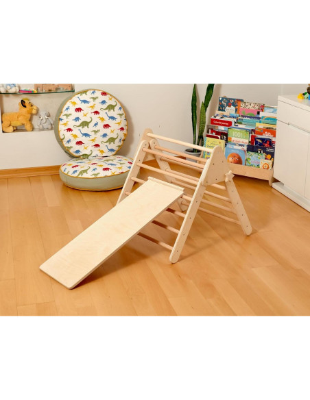 Triángulo de Escalada KIDODIDO de Madera Plegable para Niños