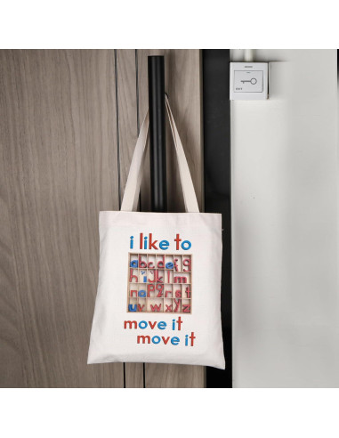 Bolsa Tote Lywjyb Alfabeto Móvil 39x35cm para Mujer