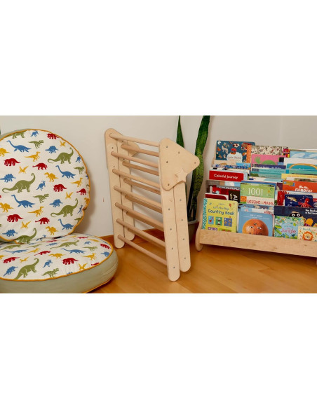 Triángulo de Escalada KIDODIDO de Madera Plegable para Niños
