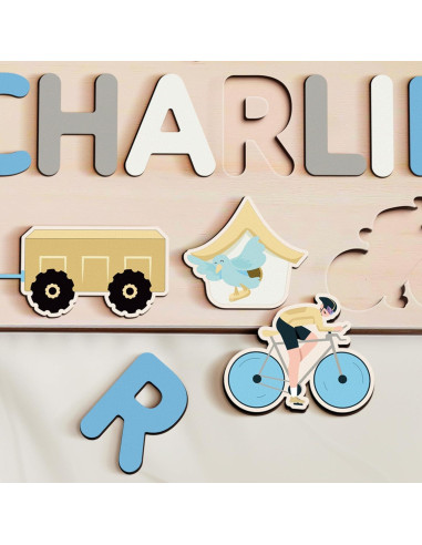 Rompecabezas de Nombre Personalizado Zuzu Puzzle 37x23 cm