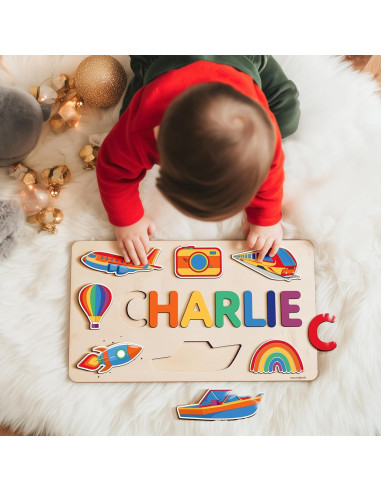 Rompecabezas de Nombre Personalizado Zuzu Puzzle 37x23 cm