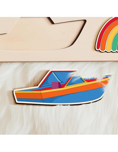 Rompecabezas de Nombre Personalizado Zuzu Puzzle 37x23 cm