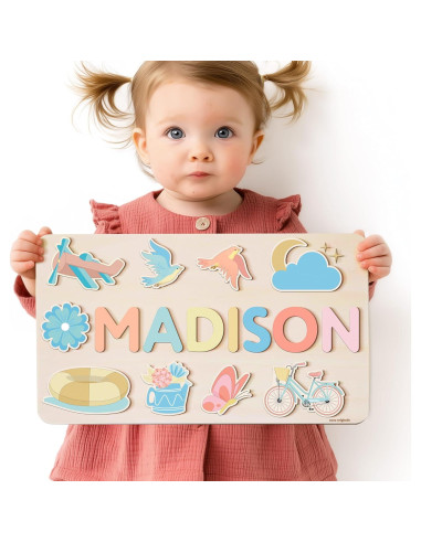 Rompecabezas de Nombre Personalizado Zuzu Puzzle 37x23 cm