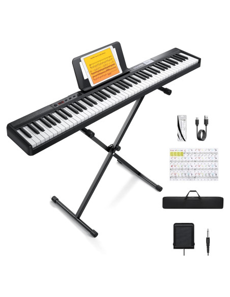 Piano Digital Donner DEP-1 88 Teclas Sensibles a la Velocidad