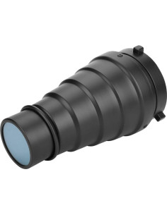 Snoot Montura Bowens con 5 Filtros para Flash Estroboscópico 2