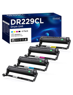 Unidad de Tambor DR229CL iNKPAD para Brother - Paquete de 4