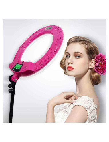 Lámpara de Anillo LED QS-480E II 45.7cm 48W Bi-Color 2800-5500K