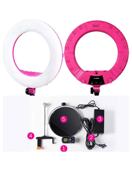 Lámpara de Anillo LED QS-480E II 45.7cm 48W Bi-Color 2800-5500K