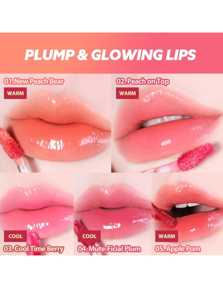 Brillo Labial Hidratante COCO Jelly Lip Glow Tint 4.14 ml