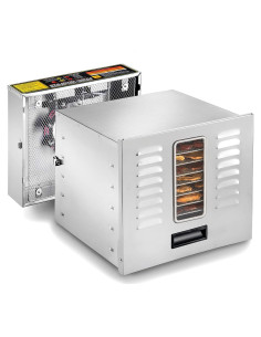 Deshidratador STX Dehydra 1200W | Acero Inoxidable | 10 Bandejas